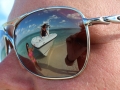 Sea Vee 34 Center Console reflection in Sunglasses