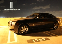 Rolls Royce Ghost in parking garage